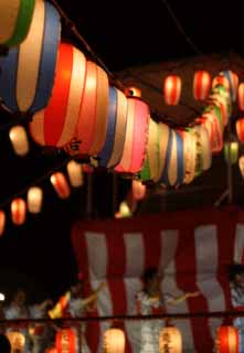 photo, la matière, libre, aménage, décrivez, photo de la réserve,Lanternes du festival de l'été, lanterne, , , Bon-odori dansent