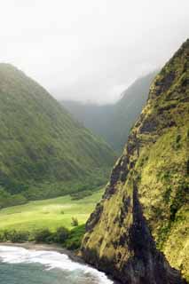 photo, la matière, libre, aménage, décrivez, photo de la réserve,L'île d'Hawaï Vallée Waimanu, , , , 