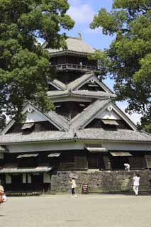 photo, la matière, libre, aménage, décrivez, photo de la réserve,Au Château de Kumamoto, , , , 