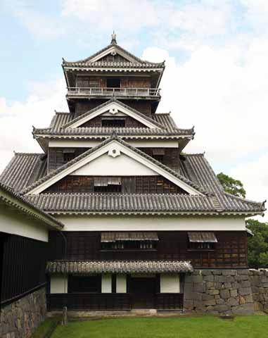 photo, la matière, libre, aménage, décrivez, photo de la réserve,Au Château de Kumamoto, , , , 