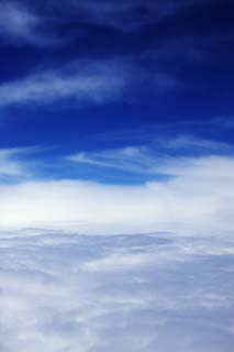 photo, la matière, libre, aménage, décrivez, photo de la réserve,C'est un ciel bleu dans une mer de nuages, le seof couvre, La stratosphère, ciel bleu, nuage