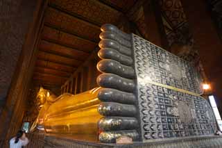 photo, la matière, libre, aménage, décrivez, photo de la réserve,Mort de Bouddha Bouddha de watt Poe, Image bouddhiste, mort de Bouddha temple, Mort de Bouddha Bouddha, Visiter des sites pittoresques