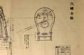 photo, la matière, libre, aménage, décrivez, photo de la réserve,Une vapeur plan locomotif, dessin, plan, Production, train