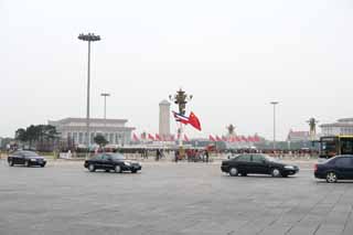 photo, la matière, libre, aménage, décrivez, photo de la réserve,La place Tiananmen, Mao Zedong, Déclaration fondatrice, Cheveux Zedong couloir commémoratif, Le monument commémoratif du héros de gens