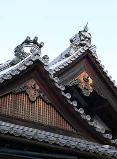 photo, la matière, libre, aménage, décrivez, photo de la réserve,Pavillon d'Or Temple HOJO toit, Héritage Mondial, Pavillon d'or, Ashikaga Yoshimitsu, Kyoto