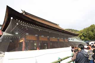 photo, la matière, libre, aménage, décrivez, photo de la réserve,La salle de culte dans Kashihara Sanctuaire, Shintoïsme, , Chroniques de Japon, Kojiki