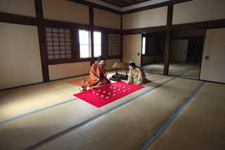 photo, la matière, libre, aménage, décrivez, photo de la réserve,La pièce du Himeji-jo aviron du maquillage du Château, Quatre Château des trésors national, Sadanori Akamatsu, Shigetaka Kuroda, Hideyoshi Hashiba