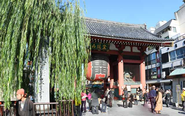 photo, la matière, libre, aménage, décrivez, photo de la réserve,Kaminari-mon Porte, visiter des sites pittoresques tache, Temple Senso-ji, Asakusa, lanterne