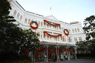 photo, la matière, libre, aménage, décrivez, photo de la réserve,Hôtel des loteries, hôtel colonial, style colonial, Fronde de Singapour, Hôtel de Singapour