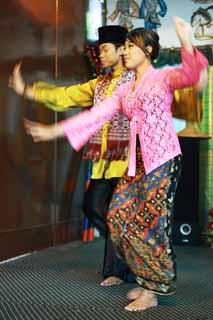 photo, la matière, libre, aménage, décrivez, photo de la réserve,Une danse malaise, femme, danse, Danse de Malaisie, Costume folklorique