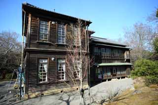 photo, la matière, libre, aménage, décrivez, photo de la réserve,Un directeur Musée du Village de Meiji-mura qui apprend l'habitation officielle, construire du Meiji, L'occidentalisation, Bâtiment du de l'ouest-style, Héritage culturel