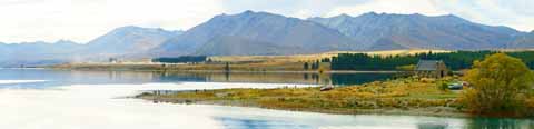 Foto, materieel, vrij, landschap, schilderstuk, bevoorraden foto,Lake Tekapo, , , , 