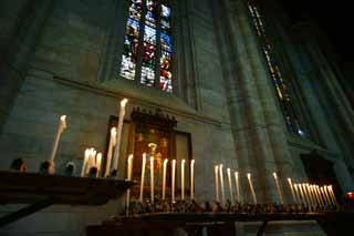 Foto, materieel, vrij, landschap, schilderstuk, bevoorraden foto,Met uitzicht op de Duomo van Milaan, , , , 