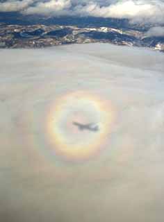 Foto, materieel, vrij, landschap, schilderstuk, bevoorraden foto,Verschijnsel van brocken spectre, Beroemdheid, Kring, , De weersgesteldheid