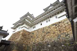 Foto, materieel, vrij, landschap, schilderstuk, bevoorraden foto,Himeji-jo Kasteel, Vier nationale schatten Kasteel, Sadanori Akamatsu, Shigetaka Kuroda, Hideyoshi Hashiba