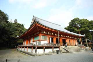 Foto, materieel, vrij, landschap, schilderstuk, bevoorraden foto,Daigo-ji Tempel inner tempel, Chaitya, Boeddhist afbeelding, De Boeddha van De heling zittende afbeelding, Ik word in rood geschilderd