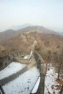 fotografia, materiale, libero il panorama, dipinga, fotografia di scorta,Mu Tian Yu il grande muro, muro di castello, guardia in un castello, Il Hsiung-Nu, 