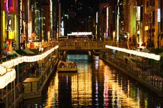 fotografia, materiale, libero il panorama, dipinga, fotografia di scorta,Dotonbori, , , , 