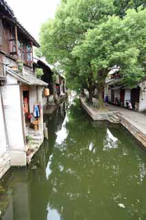 fotografia, materiale, libero il panorama, dipinga, fotografia di scorta,Zhouzhuang, , , , 