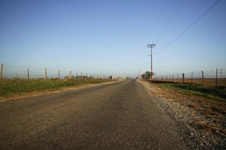 fotografia, materiale, libero il panorama, dipinga, fotografia di scorta,Strada di fattoria, ranch, Asfalto, polo telefonico, recinto