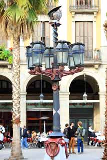 fotografia, materiale, libero il panorama, dipinga, fotografia di scorta,La Gaudi Lampione, , , , 