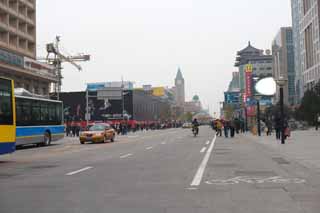 fotografia, materiale, libero il panorama, dipinga, fotografia di scorta,Wangfujing Street, Tassì, Il cinese, Traffico, Percorso di bicicletta