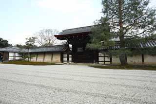 fotografia, materiale, libero il panorama, dipinga, fotografia di scorta,Tenryu-ji culla giardino, Chaitya, Ghiaia, eredità di mondo, Sagano