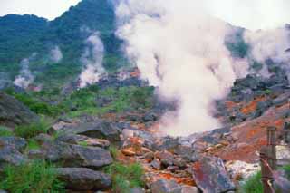 fotografia, materiale, libero il panorama, dipinga, fotografia di scorta,Benzina vulcanica che vaporizza, inferno, fumo, , 