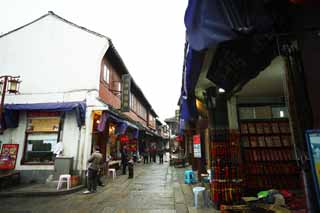 fotografia, materiale, libero il panorama, dipinga, fotografia di scorta,Zhujiajiao immagazzina, il gnocco di riso avvolse in foglie di bambù, Bastoncini, distretto che fa compere, somma