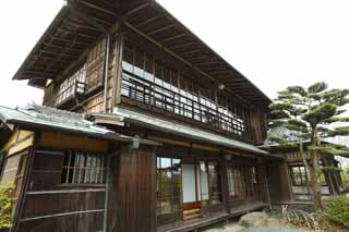 fotografia, materiale, libero il panorama, dipinga, fotografia di scorta,Meiji-mura Villaggio Museo Kinmochi Saionji un'altra casa, costruendo del Meiji, L'occidentalizzazione, Edificio di Giapponese-stile, Eredità culturale