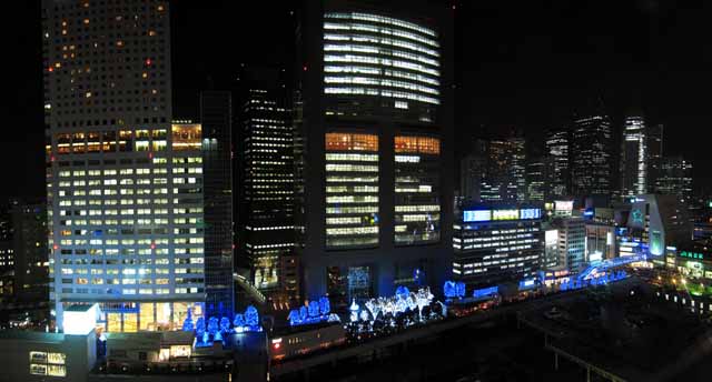 fotografia, material, livra, ajardine, imagine, proveja fotografia,Um terraço sulista, construindo, estação, edifício de edifício alto, Iluminações