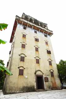 fotografia, material, livra, ajardine, imagine, proveja fotografia,Xiang de Ma felicidade longa dada por torre de Céu, Os ruínas, escultura, [um colo de pedra] UMA torre, Eu sou Ocidental-estilo