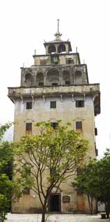 fotografia, material, livra, ajardine, imagine, proveja fotografia,Xiang de Ma felicidade longa dada por torre de Céu, Os ruínas, escultura, [um colo de pedra] UMA torre, Eu sou Ocidental-estilo