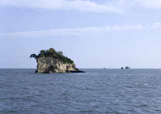 fotografia, material, livra, ajardine, imagine, proveja fotografia,Três a maioria das visões bonitas em Japão Matsushima, ilha, céu azul, nuvem, O mar