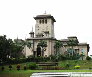 fotografia, material, livra, ajardine, imagine, proveja fotografia,Sultão o Ibrahim edifício, Islã, Edifício de Governo de governo, árvore de palma, É uma estrela na lua