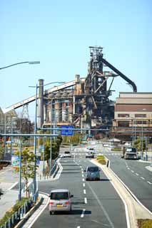 fotografia, material, livra, ajardine, imagine, proveja fotografia,A cidade do forno de explosão, Uma área industrial, pá de poder, Ferro de porco, acere folha