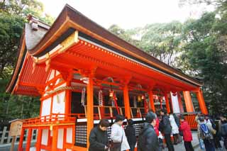 fotografia, material, livra, ajardine, imagine, proveja fotografia,Santuário de Fushimi-Inari Taisha fundo-colocou santuário, A visita de Ano novo para um santuário de Xintoísmo, Eu sou pintado em vermelho, Inari, raposa