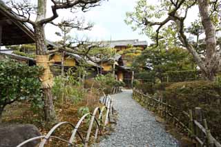 fotografia, material, livra, ajardine, imagine, proveja fotografia,Meiji-mura Aldeia Museu Kinmochi Saionji outra casa, construindo do Meiji, A ocidentalização, Edifício de Japonês-estilo, Herança cultural