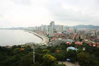 fotografia, materiale, libero il panorama, dipinga, fotografia di scorta,Yantai scopa dell'occhio, facendo il turista macchia, Architettura moderna, negozio di souvenir, ricorso