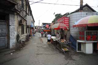 fotografia, materiale, libero il panorama, dipinga, fotografia di scorta,Yantai, facendo il turista macchia, bancarella, Un vicolo, ricorso