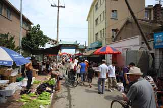 foto,tela,gratis,paisaje,fotografía,idea,Un mercado de ganancia rojo hondo, Mercado, Compartimiento de calle, Compras, Vida