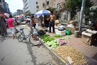 foto,tela,gratis,paisaje,fotografía,idea,Un mercado de ganancia rojo hondo, Mercado, Compartimiento de calle, Compras, Vida