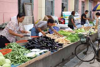 foto,tela,gratis,paisaje,fotografía,idea,Un mercado de ganancia rojo hondo, Mercado, Compartimiento de calle, Compras, Vida