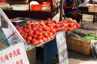 foto,tela,gratis,paisaje,fotografía,idea,Un mercado de ganancia rojo hondo, Mercado, Compartimiento de calle, Compras, Vida