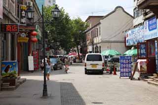 fotografia, materiale, libero il panorama, dipinga, fotografia di scorta,Yantai architettura moderna, facendo il turista macchia, Architettura moderna, Un vicolo, ricorso