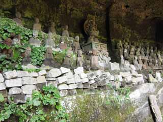 fotografia, materiale, libero il panorama, dipinga, fotografia di scorta,Visto Shangdong vecchio Gohyaku Rakan più scenico, Buddismo, Ishibotoke, Immagine buddista, Realizzazione