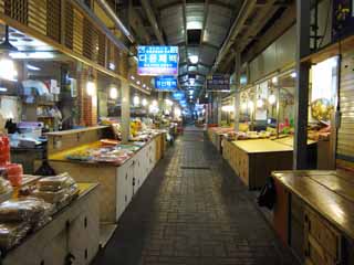 foto,tela,gratis,paisaje,fotografía,idea,Mercado de Gyeongju, Tienda, Una galería, Mercado, Por la noche