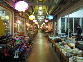 foto,tela,gratis,paisaje,fotografía,idea,Mercado de Gyeongju, Tienda, Una galería, Mercado, Por la noche