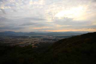 foto,tela,gratis,paisaje,fotografía,idea,Gyeongju, Arrozal, Nube, De noche, Pueblo