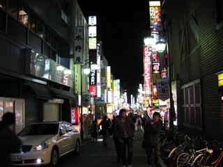 foto,tela,gratis,paisaje,fotografía,idea,Kabukicho, Illuminations, Kabukicho, Letrero, En el centro